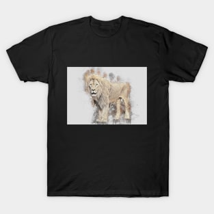 Lion Wild Animal Safari Africa Jungle T-Shirt